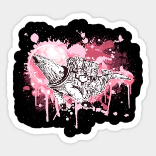 Deep Pink Sticker